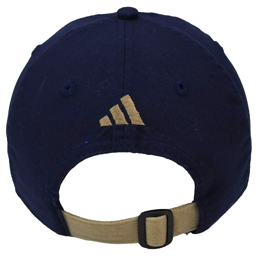 Adidas Golf Hat Circle Logo OSFA Navy Blue Cotton‎ Adjustable Y2K  Baseball Cap